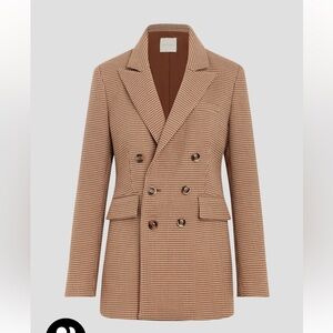 Favorite Daughter Phoebe Houndstooth Blazer